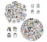 146 Pieces of Various Penguin Stickers, Cartoon Cute Theme, Waterproof Self-Adhesive Adhesive, Suitable for Notebook Decoration, Mobile Phone Case Beautification.