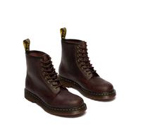 1460 Ankle Boots in Crazy Horse Leather Dark Red