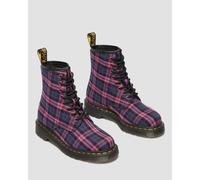 1460 Tartan Ankle Boots fuchsia/black