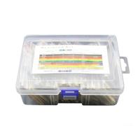 1460pcs 1% Tolerance 1/4W Metal Film Resistors 73 Values for Digital Logic Circuits Microcontroller Pull-Up Pull-Down Networks