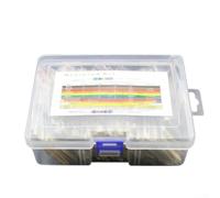 1460pcs Metal Film Resistor Kit, 73 Values from 1Ω to 1MΩ, 1/4W, ±1% Tolerance, Assorted in Box for Arduino, DIY Electronics, Circuit Repair and Prototyping