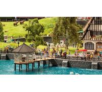 14619 Noch Assembly kit Pier event pavilion laser cut N scale 1:160