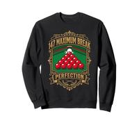 147 Maximum Break Snooker Player Perfection Retro Vintage Sweatshirt