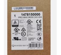1478150000 1PCS NEW Weidmuller PRO MAX 960W 24V 40A Power Supply 1478150000