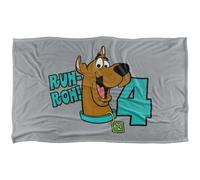 (147cm x 91cm, Grey/Blue/Brown) Scooby Doo Ruhroh! I'M 4 Blanket