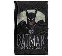 (147cm x 91cm, Multicoloured) Batman Caped Crusader Soft Touch Blanket