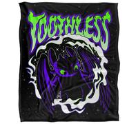 (147cm x 91cm, Multicoloured) How To Train Your Dragon Night Fury Blanket
