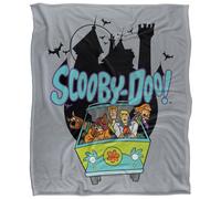 (147cm x 91cm, Multicoloured) Scooby Doo Drive! The Mystery Machine Soft Touch Blanket