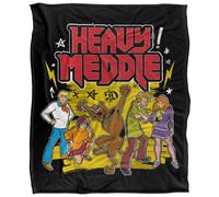 (147cm x 91cm, Multicoloured) Scooby Doo Heavy Meddle Soft Touch Blanket