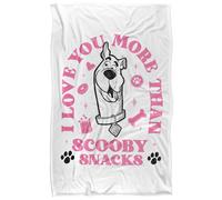 (147cm x 91cm, Multicoloured) Scooby Doo Scooby Snacks Soft Touch Valentine Blanket