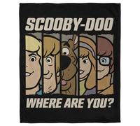 (147cm x 91cm, Multicoloured) Scooby Doo Where Are You Fleece Blanket