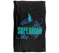 (147cm x 91cm, Multicoloured) Superman 2025 Round The World Blanket