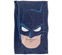 (147cm x 91cm, Navy) Batman Large Face Blanket