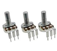 148 Single Link Bend Angle Potentiometer B2K Power Amplifier Volume Adjustment Circular Axis Length 15mm 1Pcs
