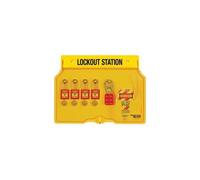 1482BP410 Master Lock 4 Padlock Station