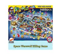 (1488pcs) Space Werewolf Killing Building Blocks Sets Ghost Dinting Game Among Us