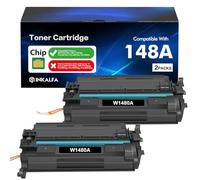 148A Toner Cartridge Black Compatible Replacement for HP 148A 148X W1480A W1480X for HP Pro MFP 4101fdw 4101fdn 4001dw 4001dn 4001n Printer High Yield Ink (with Chip) (2 Pack)