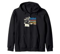 1492 Native Americans Discovered Columbus Zip Hoodie