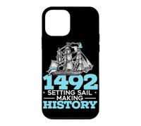 1492: Setting Sail Making History Columbus Day Case for iPhone 12 mini