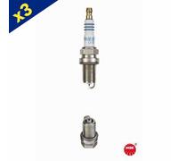 1496 Iridium Spark Plugs x3 LPG1 Ignition Electrical Replacement Spare By NGK