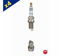 1496 Iridium Spark Plugs x4 LPG1 Ignition Electrical Replacement Spare By NGK