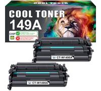 149A W1490A Toner Cartridge (With Chip) Compatible for HP 149A W1490A 149X W1490X Toner for Laserjet Pro MFP 4102fdw 4102dw 4102fdn 4102 Pro 4002dn 4002d 4002dw 4002 Black, 2-Pack