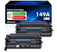 149A W1490A (With Chip) Toner Cartridge Compatible for HP 149A 149X W1490A W1490X Toner Pro 4002dn 4002d 4002dw 4002 MFP 4102fdw 4102dw 4102fdn 4102 Black, 2-Pack