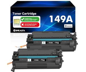 149A W1490A (With Chip) Toner Cartridge Compatible for HP 149A 149X W1490A W1490X Toner Pro 4002dn 4002d 4002dw 4002 MFP 4102fdw 4102dw 4102fdn 4102 Black, 2-Pack