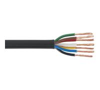 14A Thin Wall Automotive Cable - 30 Metres - Seven Core 24/0.20mm - Black