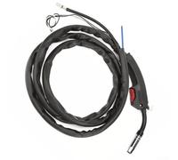 14AK MB14 Gas Shielded Welding Torch Assembly for MIG130, 2 Meter Length, 0.8-1.2mm Wire Diameter, 160-200A Current, Manual Drive for Metal Welding