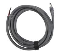 14AWG 2-Core DC Power Cable Extension Harness for Starlink Mini, Gray Weather-Resistant Sheathed Wiring, 1m / 2m / 300cm (Select)