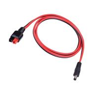 14AWG 5.5mm x 2.1mm to Extension Cable Connector for Backup Battery Generator and Foldable Solar Panel