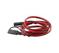 14AWG SAE to SAE Extension Cable with Waterproof Dust Cap, Quick Disconnect Connector for Secure For Solar Panel Hookup (2m)