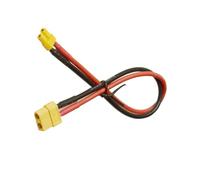 14AWG Silicone Power Cable Adapter XT30 Female to 60-Series Female Plug Cord for Hobby Battery Pack Wiring Use Model Aircraft Battery Cable Hobby Wiring Plug Power Adapter Silicone Copper Wire Yellow