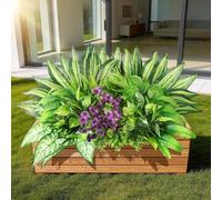 14Bundles Outdoor Artificial Plants Faux Plants Artificial Greenery Flowers UV Resistant, Realistic Tall Faux Greenery Ferns Planter Filler for Window Box,Porch,Garden