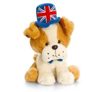 Keel Toys 14 cm Bud Union Jack Bulldog, Pipp The Bear and Friends Soft Toy