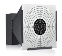 14CM FUNNEL TARGET HOLDER + 100 TARGETS AIR RIFLE PELLET TRAP SHOOTING AIRSOFT GIFT
