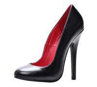 14cm High Heels for Men & Women | Big Size Black Dance Shoes for Pole Dancing, Striptease & Nightclub, Crossdressing Performances,Black,9 UK