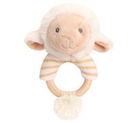 14cm Keeleco Lullaby Lamb Ring Rattle