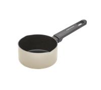 Morphy Richards Recycled Aluminium Milk Pan, 14cm, Non Stick Coating, Soft Touch Handles, Suitable for All Hobs, Cream, 853754