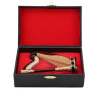 14cm Wooden Miniature Harp Musical Instrument Model Ornament Musical instrument decorative ornaments
