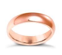 14ct Rose Gold Extra Heavyweight Court Ring 5mm