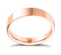 14ct Rose Gold Extra Heavyweight Flat Court Ring 7mm