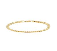 14ct Yellow Gold 4.7mm Curb Bracelet