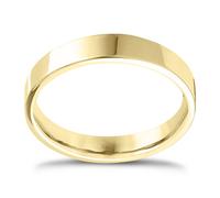 14ct Yellow Gold Extra Heavyweight Flat Court Ring 5mm