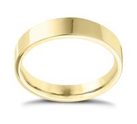 14ct Yellow Gold Extra Heavyweight Flat Court Ring 7mm
