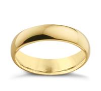 14ct Yellow Gold Super Heavyweight Court Ring 5mm