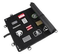 14er Tactical Patch Display Board | Patch Panel Board for Patches, Collection Patch Holder | Ballistic Patch Wall Display, Hook and Loop Panel | Morale Patch Board, Military Patch Display (Black)