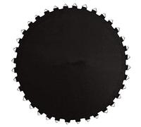 14ft Jumping Mat Replacement - Heavy Duty Black Mat with V-Rings & 80 Buckles - Enhanced Bounce & Safety - Ideal for Backyard Trampolines & Outdoor Fun
