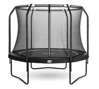 14Ft Salta Black Round Premium Edition Trampoline With Enclosure